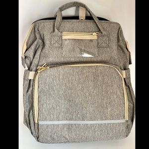 Diaper Backpack with Infant Bassinet